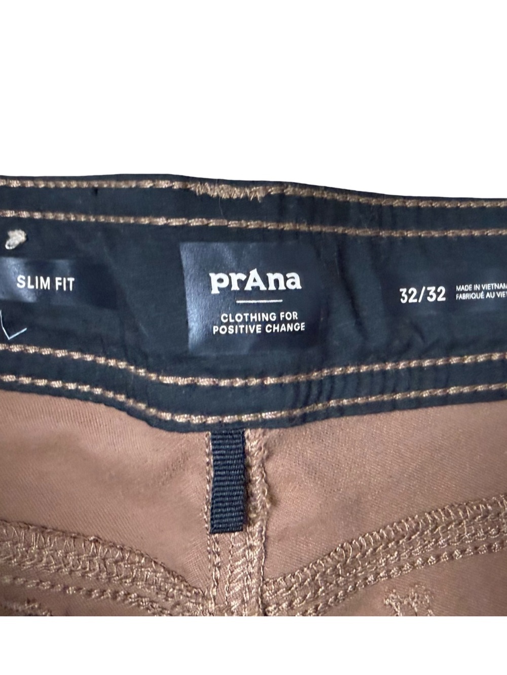 Prana Men's Zion Cargo Pants Rust Stretch Hiking convertible leg snaps 32X31 - Picture 10 of 11